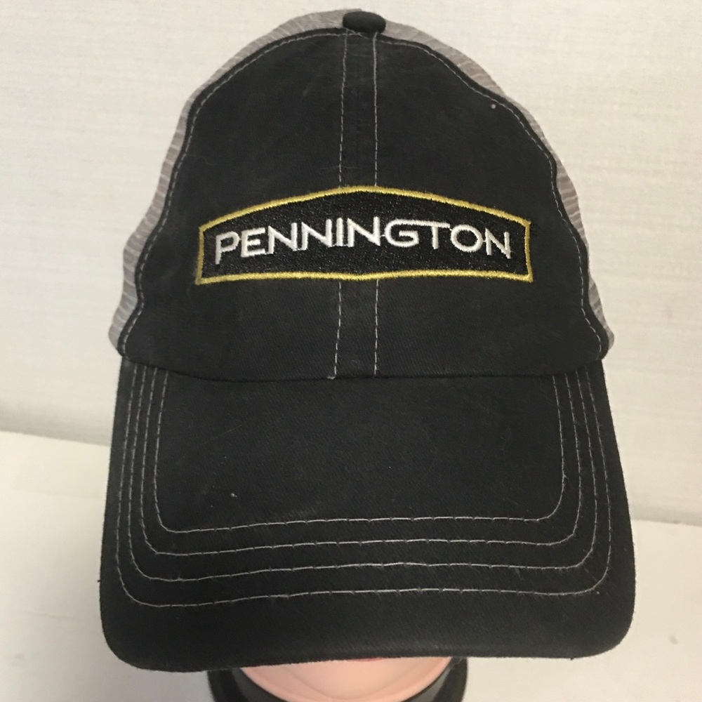 Paddington ball cap black white gray & yellow mesh OS snapback NWOT